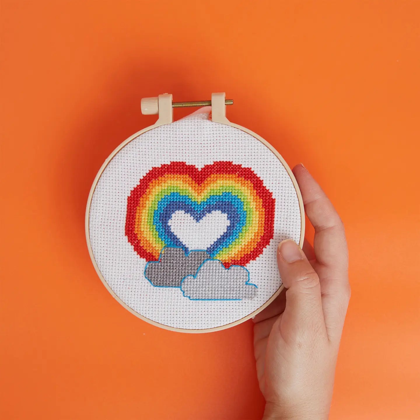 Rainbow Cross Stitch Kit