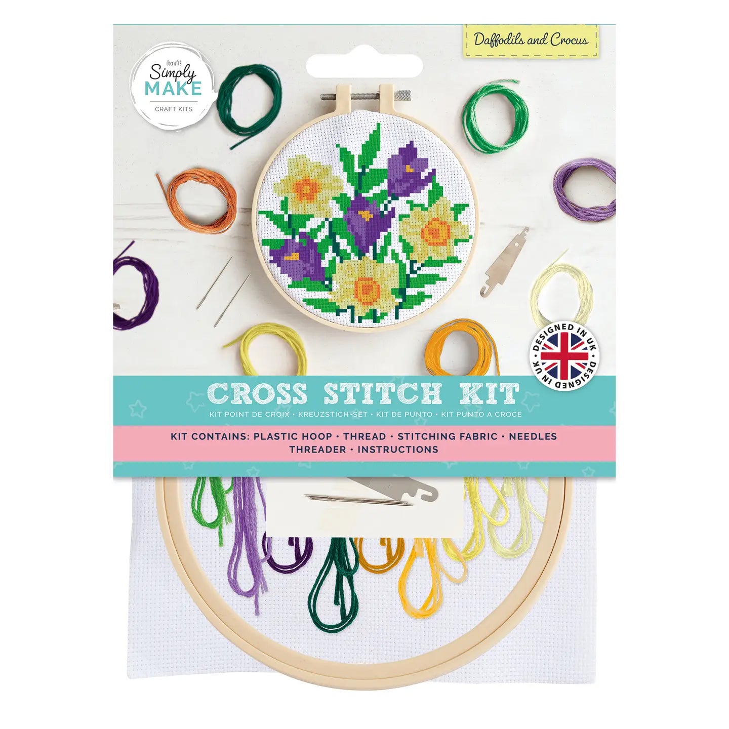 Daffodils and Crocus Cross Stitch Kit