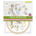Champagne Glasses Cross Stitch Kit