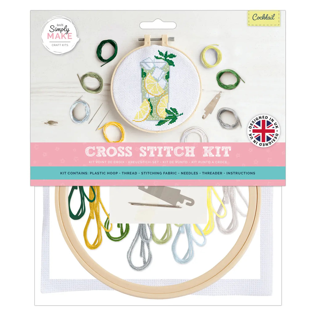 Cocktail Cross Stitch Kit