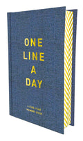 One Line a Day - 5 Year Memory Book Denim