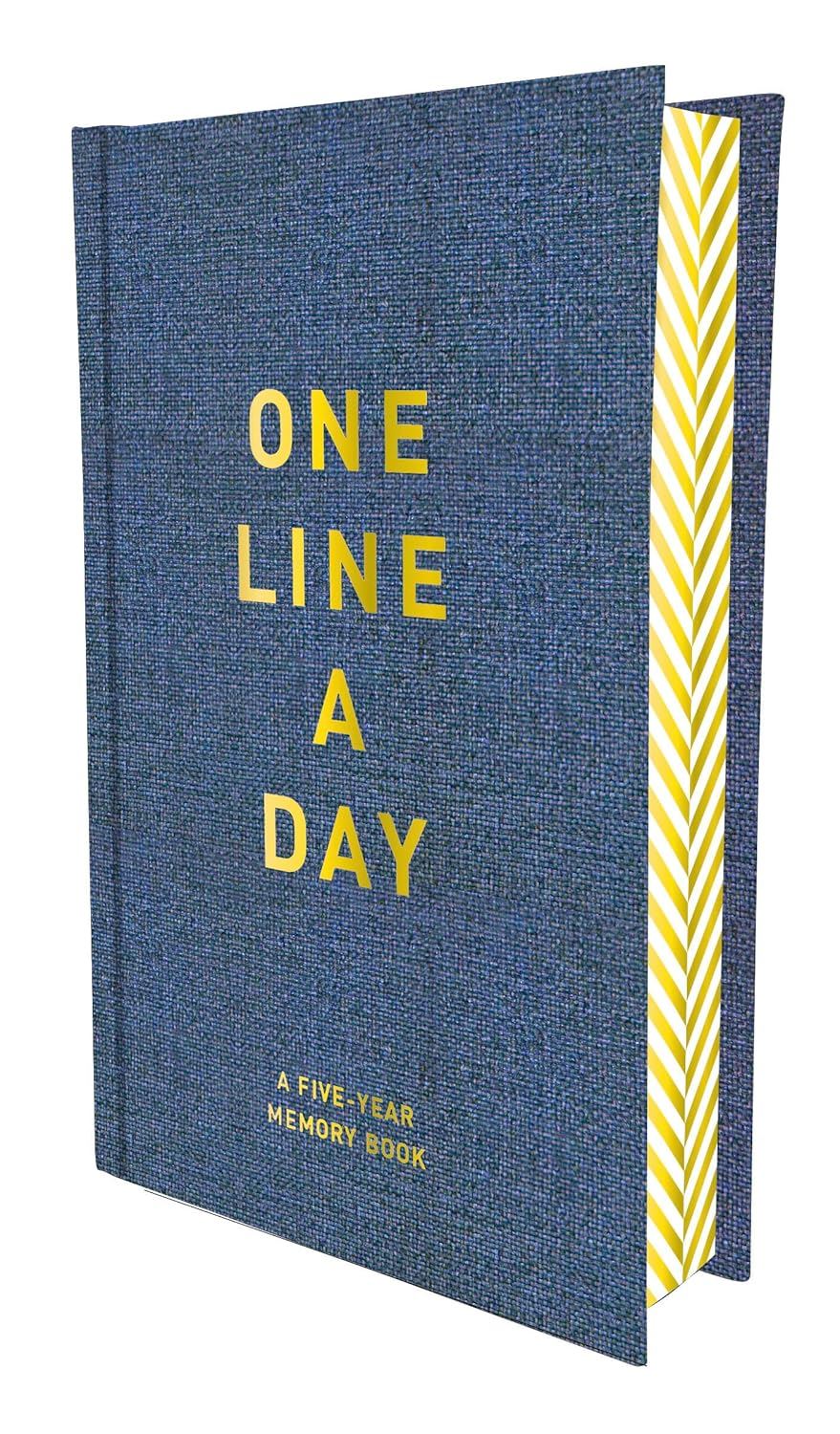 One Line a Day - 5 Year Memory Book Denim