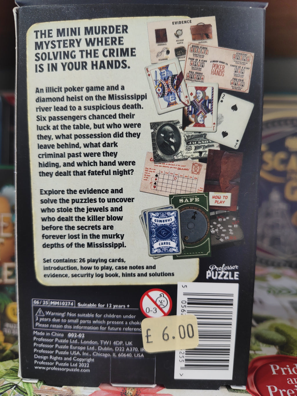 Dead man's hand Murder Mystery