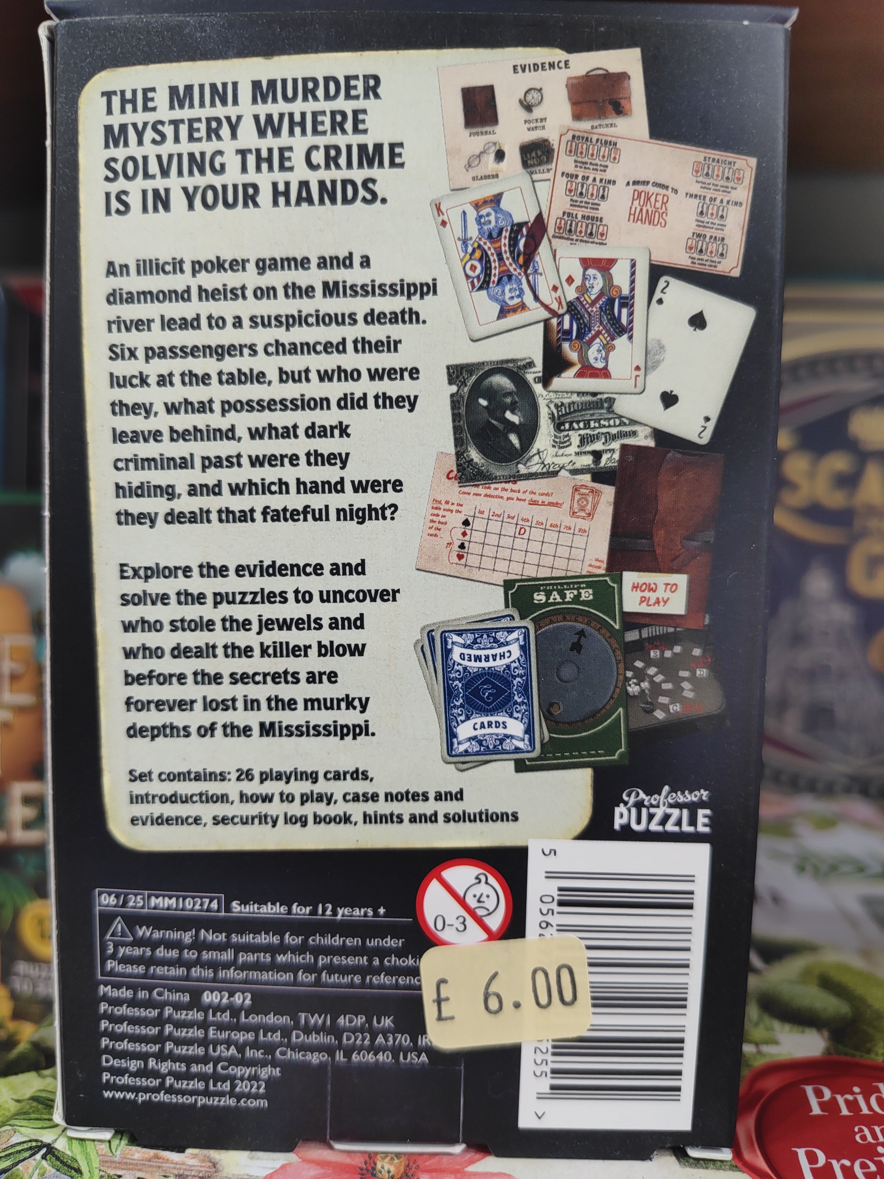 Dead man's hand Murder Mystery