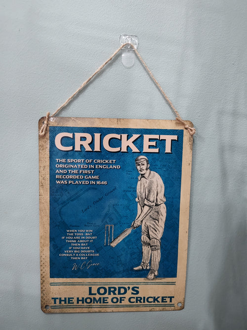 Cricket Sign